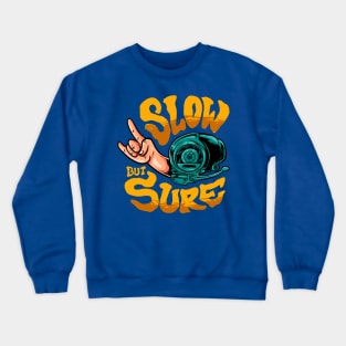 snail scooter Crewneck Sweatshirt